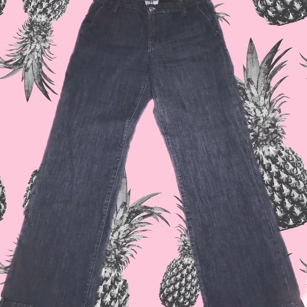 Banana Republic | Wide leg, dark wash Jeans